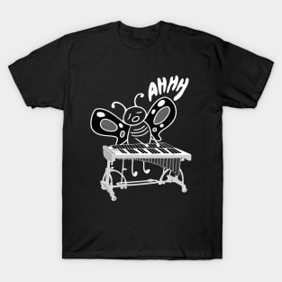 Little Butterfly Vibraphone Player In Love with Vibraphone Music Mallet Play T-Shirt